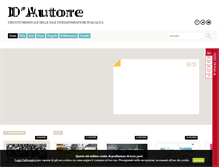 Tablet Screenshot of dautore.apuliafilmcommission.it